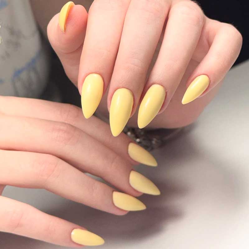 White Tips with Clear Gel Full Set